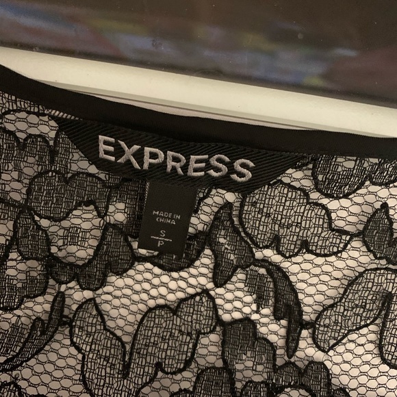 Express Shift Dress Color Block & Lace SP - Picture 7 of 8